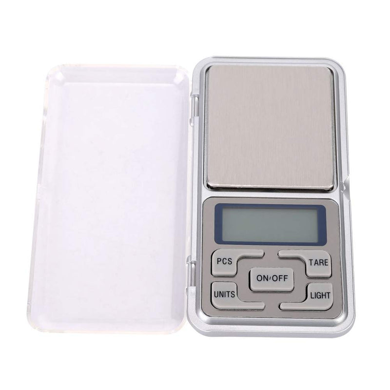 [Australia - AusPower] - Digital Jewelry Scale, Mini Electronic Jewelry Carat Scale Laboratory Balance Gold Silver Diamond Stone Calibration Weight Measuring Tool for Weighing Precious Gems 
