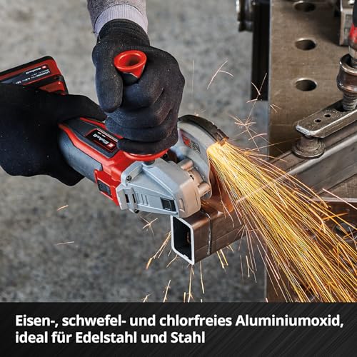 Einhell 10-Piece Thin Cutting Discs Stainless Steel Diameter 125 x 1 mm | Precision Cut | Metal Processing | 22.23mm Bore | MPA Certified | Straight Design | Includes Tin 125 x 1,0 mm 10 Stk.