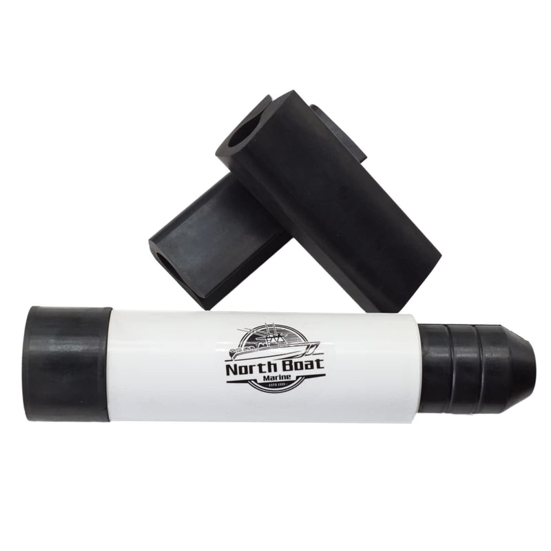 Transom Saver Wedge Support Universal for 2/3 Ram Outboard Trim Tilt Motor with 2pcs Shock Absorbing Centering Clips, Lightweight