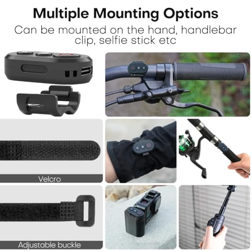 REYGEAK Bluetooth Remote Controller for DJI Osmo 360/Action 6/5 Pro/4