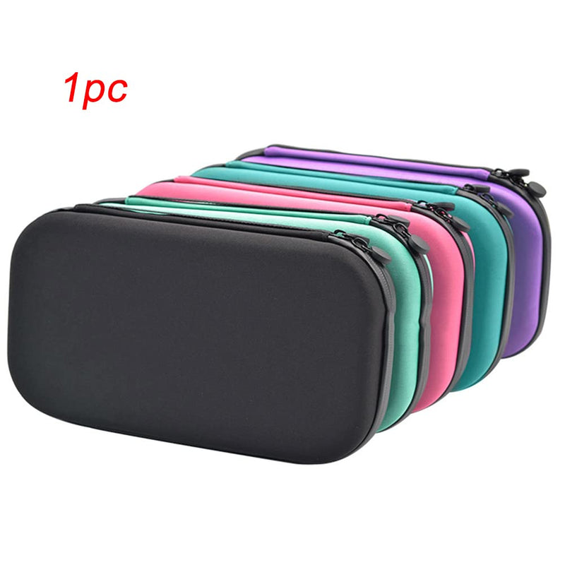 [Australia - AusPower] - KASCLINO EVA Hard Stethoscope Case, Stethoscope Storage Box, Multi-Function EVA Carry Storage Organizer Box with Extra Mesh Pockets for Small Accessories, Device NOT Included(Black) Black 