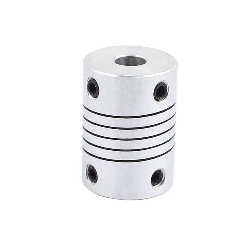 [Australia - AusPower] - 6mm to 6mm Shaft Coupling 25mm Length 18mm Diameter Stepper Motor Coupler Aluminum Alloy Joint Connector for 3D Printer CNC Machine DIY Encoder (Pack of 2? 