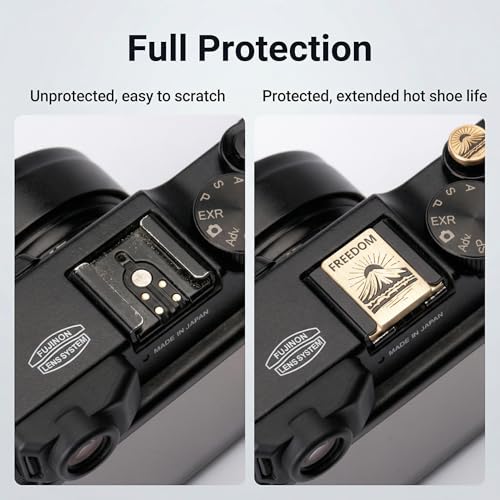 Mountain Sunrise Metal Hot Shoe Cover for Fujifilm X100VI XT50 XT30III Copper Alloy-Hot Shoe Cover