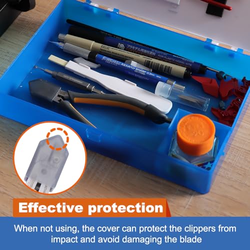 GUNDDIYCLUB KJ025 model nipper with ultra-thin replaceable blade and non-slip grip for plastic models