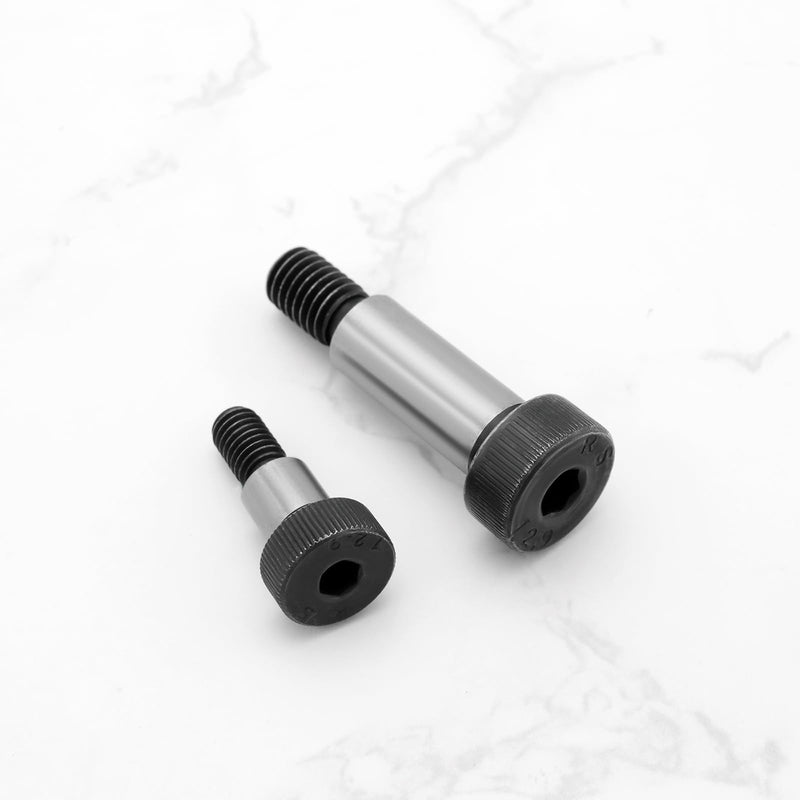 [Australia - AusPower] - The Lord of the Tools 20Pcs Socket Shoulder Bolts M5 M6 M8 M10 Hexagon12.9 High Tensile Carbon Steel Shoulder Bolts for Textile Hydraulic Machinery Industries 