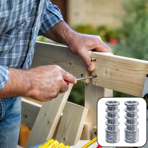Tighall 20-piece 1/4 x 1-1/2-inch concrete expansion shield anchors with long lag bolts