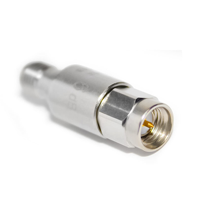 2PCS RF Coaxial Attenuator 8GHz 6dB 2W 50Ohm SMA Male to SMA Female Fixed Attenuator 2W 8G 6dB