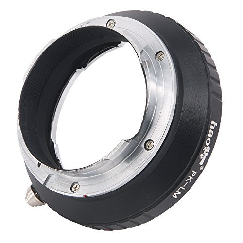 Haoge Lens Mount Adapter for Pentax K PK Mount Lens to Leica M LM Mount Camera Such as M240, M240P, M262, M3, M2, M1, M4, M5, CL, M6, MP, M7, M8, M9, M9-P, M Monochrom, M-E, M, M-P, M10, M-A
