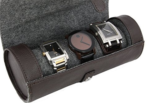 Executive High Class Men's Watches and Bracelets Jewelry Box Gift (Buff)