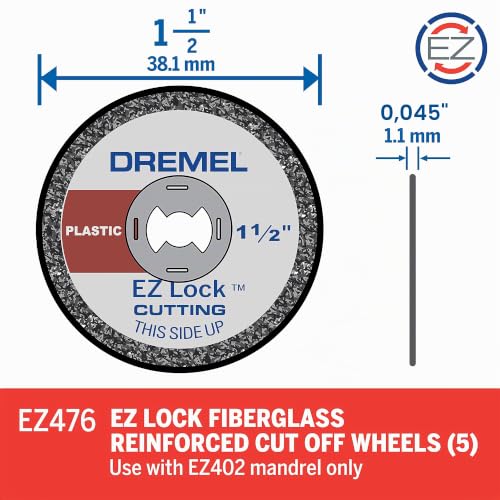Dremel EZ476 1-1/2" Plastic Cut-Off Wheel Pack of 1