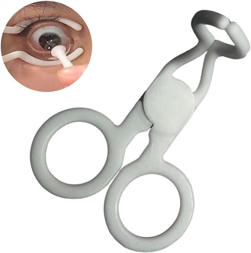 White Contact Lens Applicator Tool, Contact Lens Carrying Aid, Easy Insertion Tool for More Comfort and Precision, Convenient Insertion or Removal of Contacts