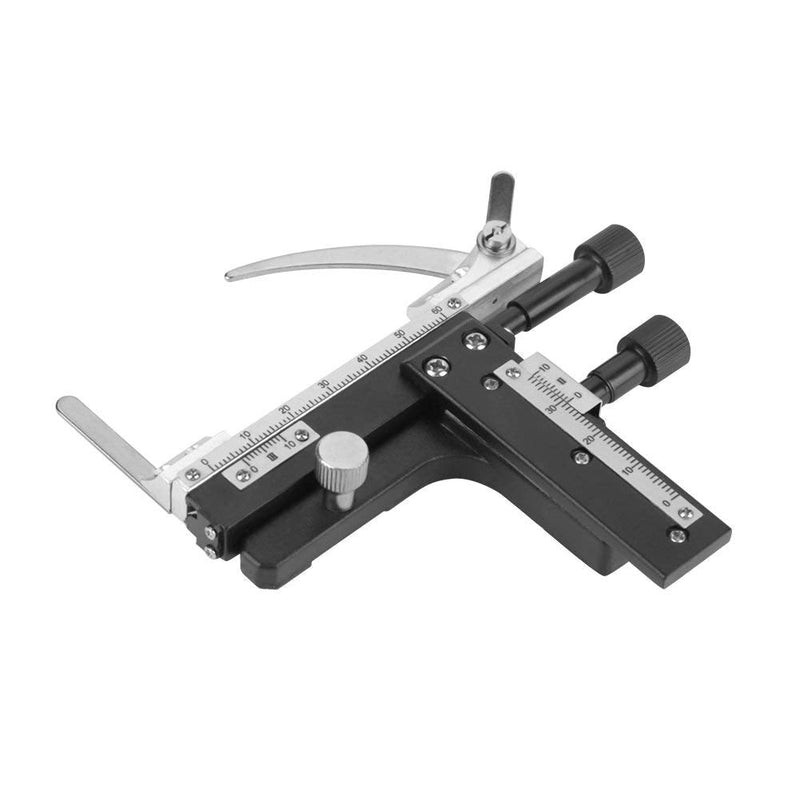 Fdit Socialme-eu Clip-on Mechanical XY Movable Table Caliper with Scale for Microscope Microscope Accessories Reusable Packaging