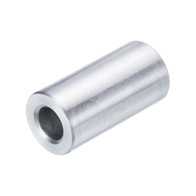 [Australia - AusPower] - uxcell 10pcs Aluminum Spacer 1/4" Bore x 1/2" OD x 1" Length Screw Standoff Bushing Plain Finish Round Metal Spacer for 1/4 ID Screws Bolts and Rods 1/4" x 1/2" x 1" Silver Tone 