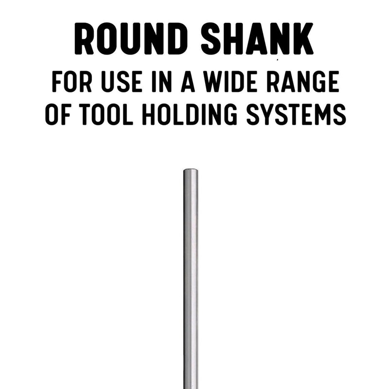 Drill America - DWRRSP5/8 5/8" High Speed Steel Straight Shank Spiral Flute Chucking Reamer, DWR Series 5/8"