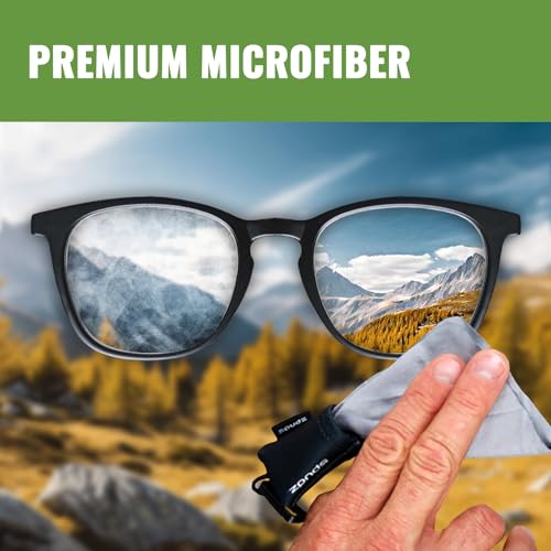 SPUDZ Ultra Microfiber Lens Cleaner with Closeable Bottom – Clip-On Pouch, Washable – for Binoculars, Scopes, Glasses, Screens | Ultra Multi-Camo, 6 x 6 Inch (3-Pack) 6 x 6 Inch (3-Pack)