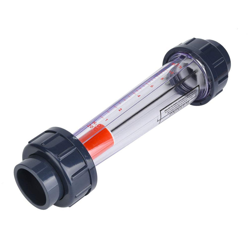 Water Flow Meter, Liquid Flowmeter, Plastic Liquid Meter, Measuring Instruments 1-10m3/h, for Flow Measurement and Monitoring, Default