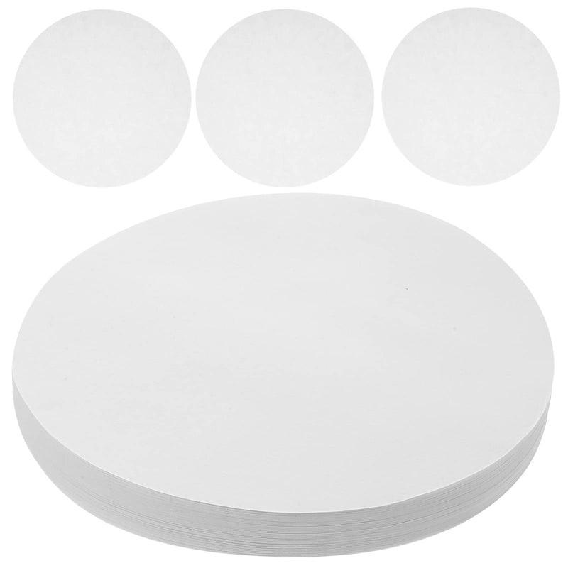 [Australia - AusPower] - Hemobllo Qualitative Filter Paper, 18cm Round Lab Filter Paper Medium Flow Chemical Analysis Testing Funnel Filter Paper (100 PCS) 