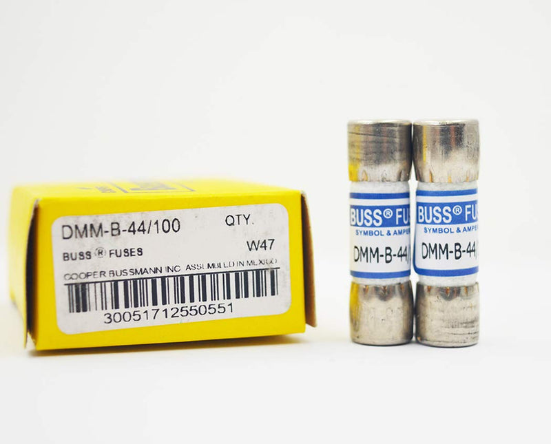 2 Pcs Dmm-b-44/100 Buss Fuse Amp DMM for Fluke Digital Multimeter Bussmann 1000v