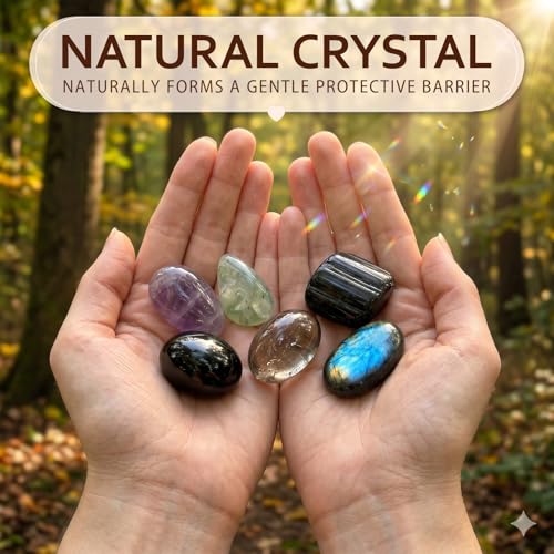 Spiritual Protection Crystal Set - 6 Healing Stones Spiritual Protection Crystal Set