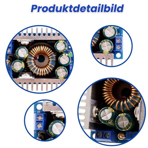 DC-DC Converter Adjustable 4.5-30V 12A Voltage Converter Step Down Converter