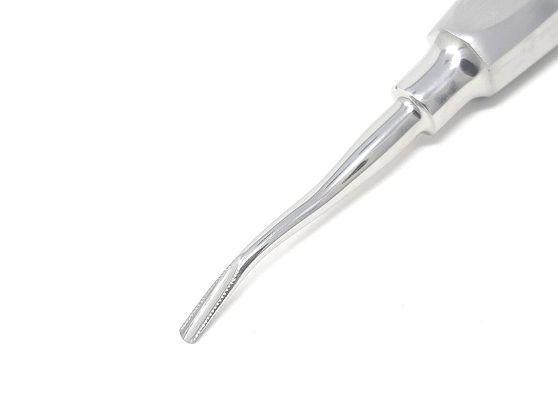 [Australia - AusPower] - German Dental Root Tip Serrated Elevator DEL-77R, Premium Grade Stainless Steel Dental Instrument 
