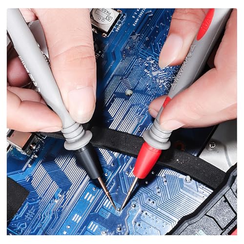 Heavy-Duty Multimeter Test Lead, 1 m, 1000 V, 20 A, Test Cable Set with Measuring Tips, Flexible Test Leads