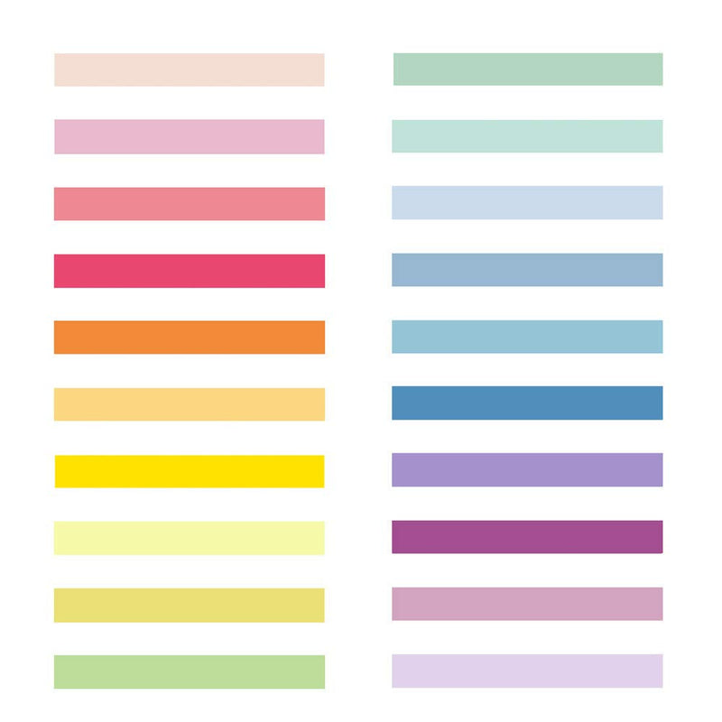 VIVIQUEN Washi Tape Set 40 Rolls Masking Tape Pack Colorful Decorative Thin Tapes Fit DIY Scrapbooking Crafts Gift Wrapping Tapes(5MM and 3MM Wide)