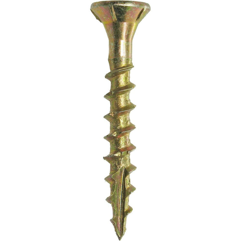 [Australia - AusPower] - PRIMESOURCE 114GCS1 1LB 8X1-1/4 CONST SCREW, 8 by 1-1/4", Gold 1lb Box #8 x 1-1/4" 
