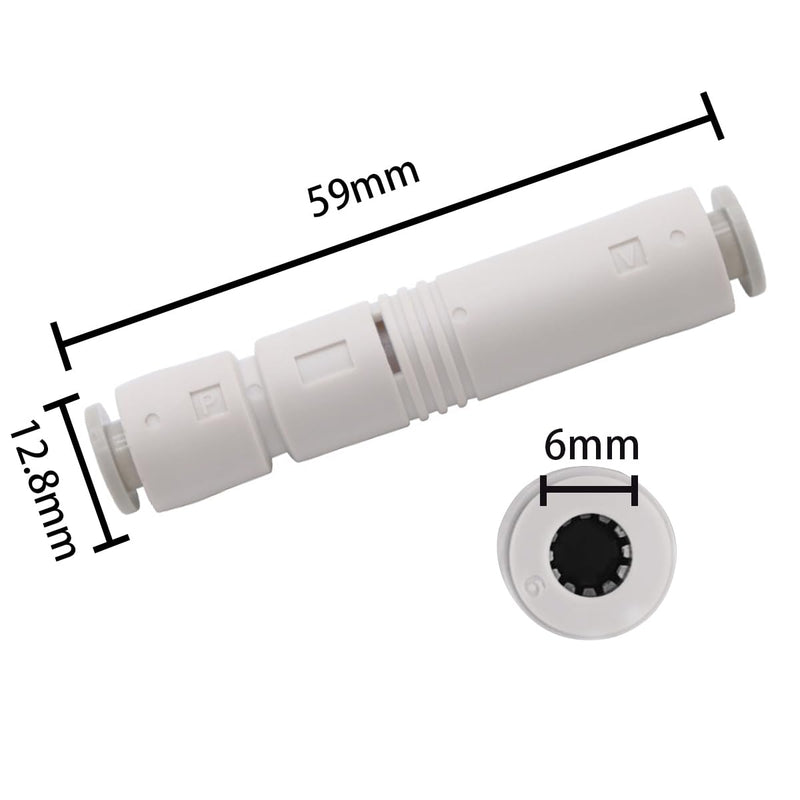 2pcs 6mm Pneumatic Ejector ZU05S Push-In One Touch Pipe Type Pneumatic Vacuum Generator