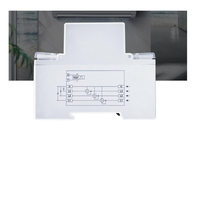 [Australia - AusPower] - Electric Power Meter Energy Meter 3 Phase 4 Wire 220/380V 20-80A DIN Rail KWh Meter Energy Consumption Digital Electric Power Panel Meter Two Connection Modes 