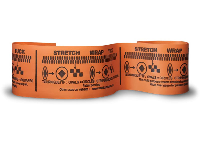 [Australia - AusPower] - Tourniquet Orange, Emergency First Aid Equipment for Massive Hemorrhage Control Made in The USA 1 Count (Pack of 1) 