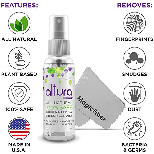 Altura Photo Camera Cleaning Kit, Full Frame Sensor Cleaner DSLR Mirrorless