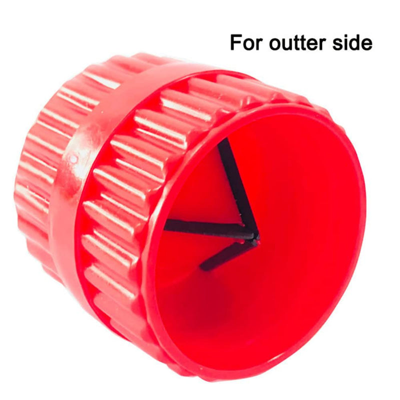 [Australia - AusPower] - ATB-Foger 2 in 1 Deburring Plastic Universal Copper Pipe Pipes Deburring Inner External Cutter for Copper Aluminium and Soft Steel Tubes Indoor and Outdoor 5-38 mm 