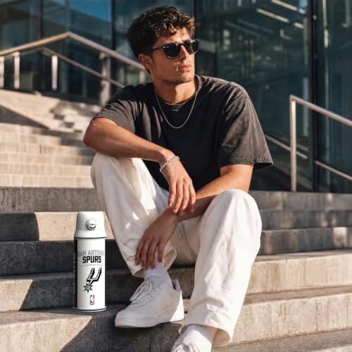 Ion8 NBA Minnesota Timberwolves Game Day Insulated Bottle, 750ml/24oz (San Antonio Spurs, Insulated Steel, Game Day Series) San Antonio Spurs