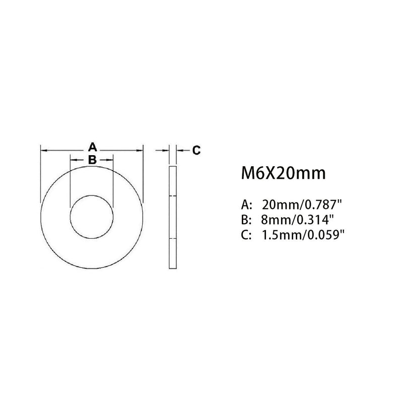 [Australia - AusPower] - M6-1.0x25mm Wing Bolt with Washers Hex Nuts Wing Screw Stainless Steel Butterfly Bolt Screw Thumb Hand Screws 5Sets M6-1.0x25mm 