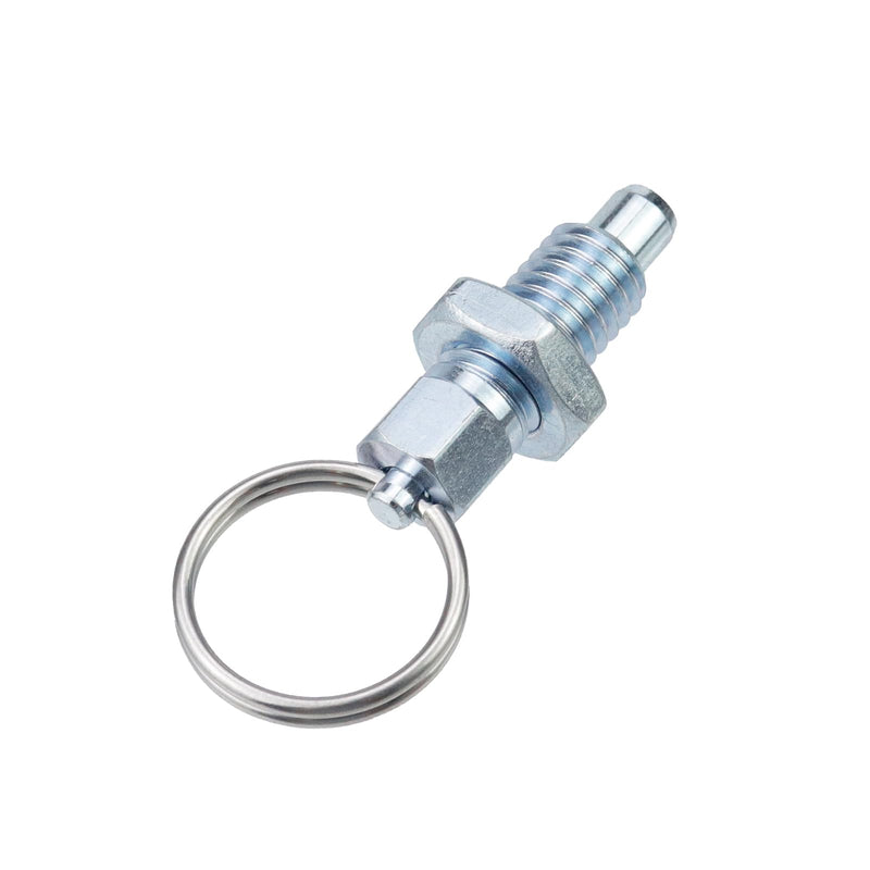 [Australia - AusPower] - 4Pcs Spring Plunger with Pull Ring Non-Locking Hand-Retractable Spring Plunger Small Indexing Pin with Pull Ring (M8-1.25-5) M8-1.25-5 4 