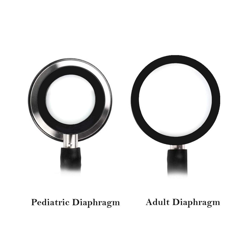[Australia - AusPower] - Adult Diaphragm Replacement - Fits Cardiology IV (4) Classic III (3), Classic II (2) Stethoscopes - 2 Extra Ear Pieces, Compatible with Littmann 