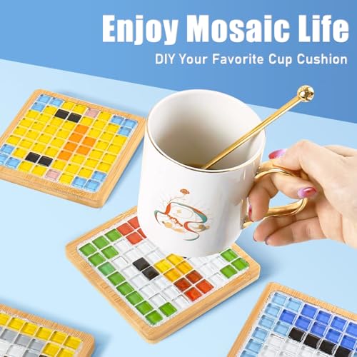 CAMUTKRY Mosaic Crystal Grout, 8.8oz container for mosaic tile projects, handmade art, and home decor