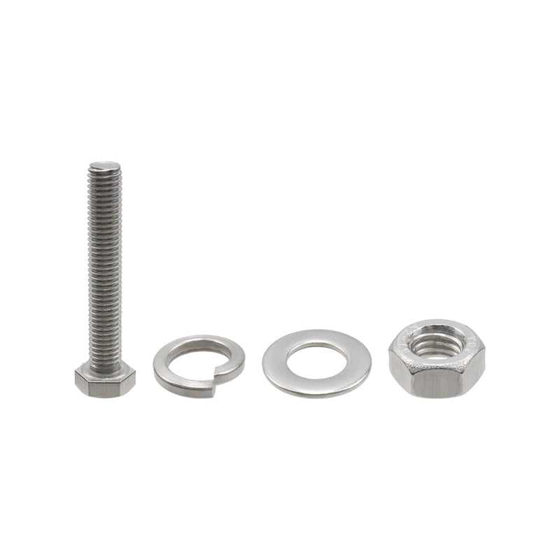 [Australia - AusPower] - Sscon 10Pcs M8 Flat Head Machine Screws and Nuts Kit 304 Stainless Steel Metric Hex Socket Head Cap Bolts Assortment Kit（M8*50mm) M8*50 