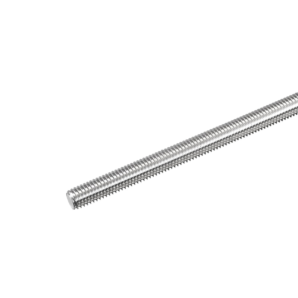 MECCANIXITY Fully Threaded Rod M8 x 400mm 1.25mm Thread Pitch 304 Stainless Steel Right Hand Threaded Rods Bar Studs