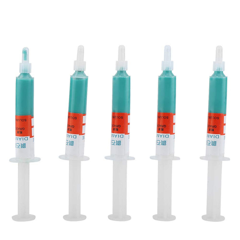 [Australia - AusPower] - Piece/Set Diamond Grinding Diamond Paste, 0.5 Micron Diamond Paste Polishing Paste Lapping Paste Abrasive Paste Needle Tube W0.5#10000 (W7 (1500 Mesh Fine Polishing)) 