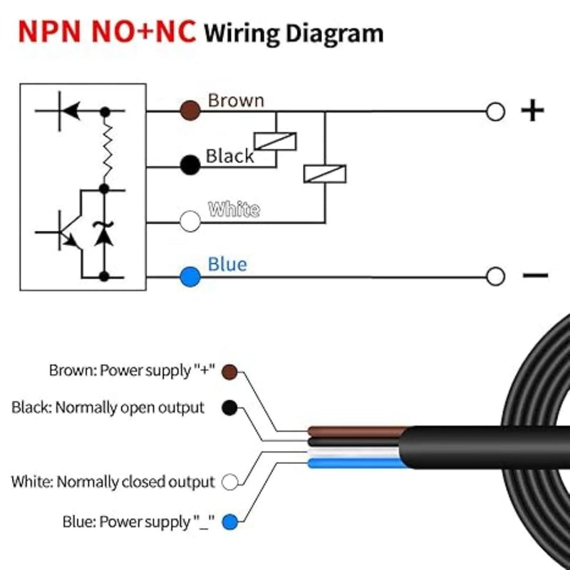 [Australia - AusPower] - 1 Pieces BGX-35N photoelectric Switch, Background Suppression Diffuse Photoelectric Sensor Detection Distance10-450MM, 12-24 VDC, NPN Output 1 