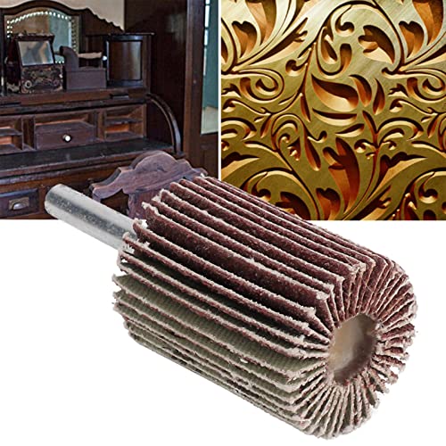 Lamellar Wheel 28 mm, Die Sander Flap Wheel for Steel, Pack of 10, Sanding Disc Sander, Sandpaper Flap Wheel, Grinding Head Rotary Tool for Grinding
