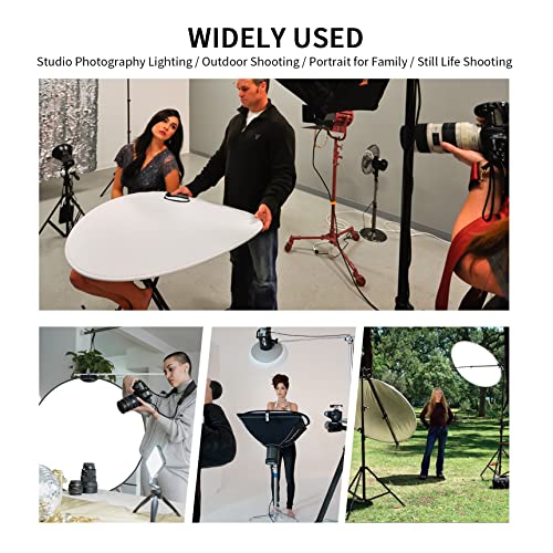 Selens 32 in Reflector Photography, Collapsible Light Reflector 32 Inch