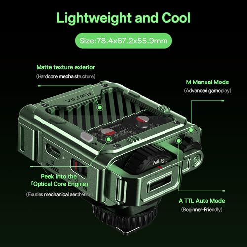 VILTROX Spark Z3-N TTL Camera Flash for Nikon Compact Speedlite Spark Z3-N-Green
