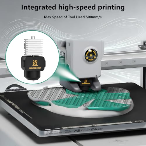 2PCS Upgrade A1 Mini/A1/A2L Hotend, 0.4mm Stainless Steel Nozzle Integrated Structure Hotend All-Metal Quick Swap Hot End Print Head Replacement Part for Bambu Lab A1/A1 mini/A2L 3D Printer 2
