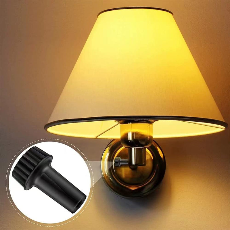 [Australia - AusPower] - Lamp Turn Knob,Light Lamp Turn On/Off Switch Knobs Replacement, Standard Size(20mm-8PCS),Socket Knob for Floor and Table Lamps 