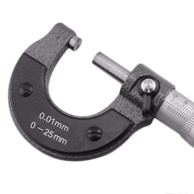 [Australia - AusPower] - Micrometer Digital Outside Micrometer 0-25 mm High Precision Electronic Standard Outside Metric Micrometer Slider Length Measuring Tool for Mechanics 