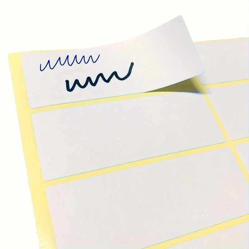 30 Sheets of Stickers, 3.07x4.65 Inch Price Labels, Self-Adhesive Folder Label Sticker, Matte White 1 Sheet/2pcs