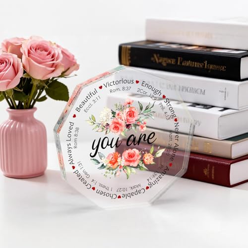 Edenseelake Christian Gifts for Women Religious Christmas Catholic Gift with Bible Verses for Wife Mom Friend Sister Female Inspirational Spiritual Appreciation Christian Decor Style3